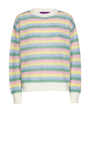 Deanna Alpaca Pullover Round Neck Multicolour