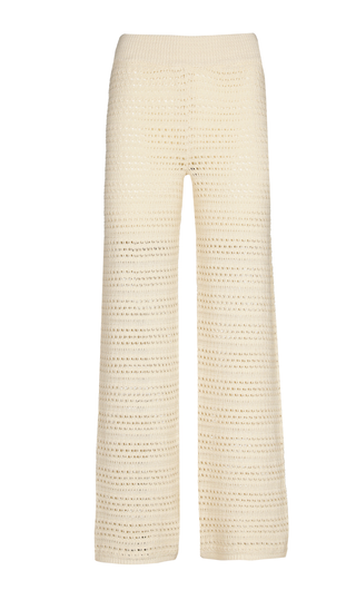 Evi Cotton Pants All Off White