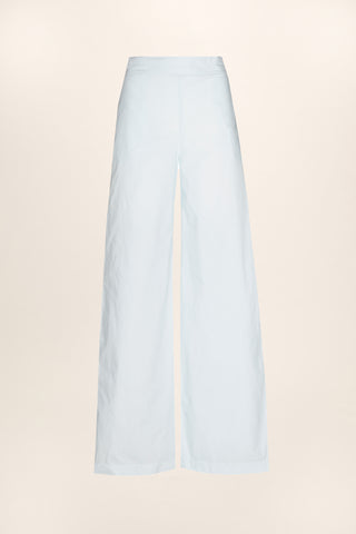 Nathalie Cotton Pants - Pale Blue