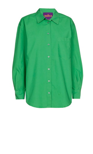 Paulina Cotton Blouse Green