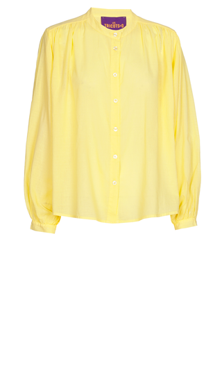 Valerie Cotton Blouse Yellow